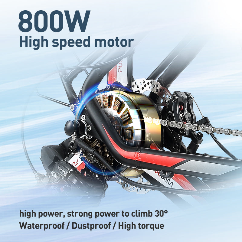 JINGHMA/BURCHDA RX60 800W moottori 40KM/H kevyt sähköpyörä