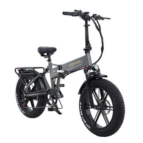 [EU DIRECT] JINGHMA R7 800W 48V 12.8Ah 20-palcový elektrický bicykel 45 km/h Maximálna rýchlosť 50 km Najazdené kilometre 180 kg Max. zaťaženie