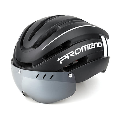 PROMEND Bicycle Helmet LED Light Rechargeable Intergrally-molded Cycling Helmet Mountain Road Bike Helmet Sport Safe Hat For Man