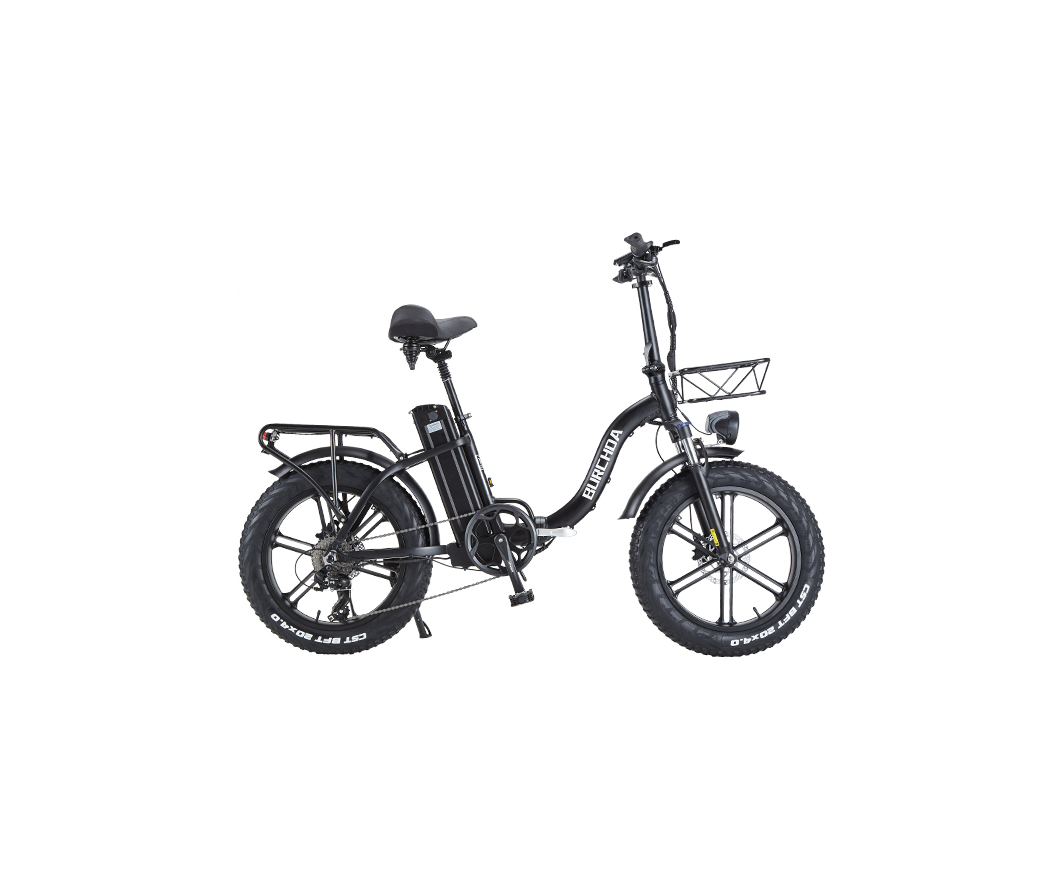 JINGHMA/ BURCHDA R8S- Bicicleta eléctrica plegable de 20 pulgadas